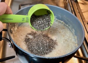 adding chia seeds