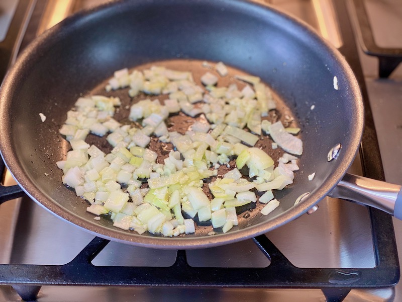 cooking onions