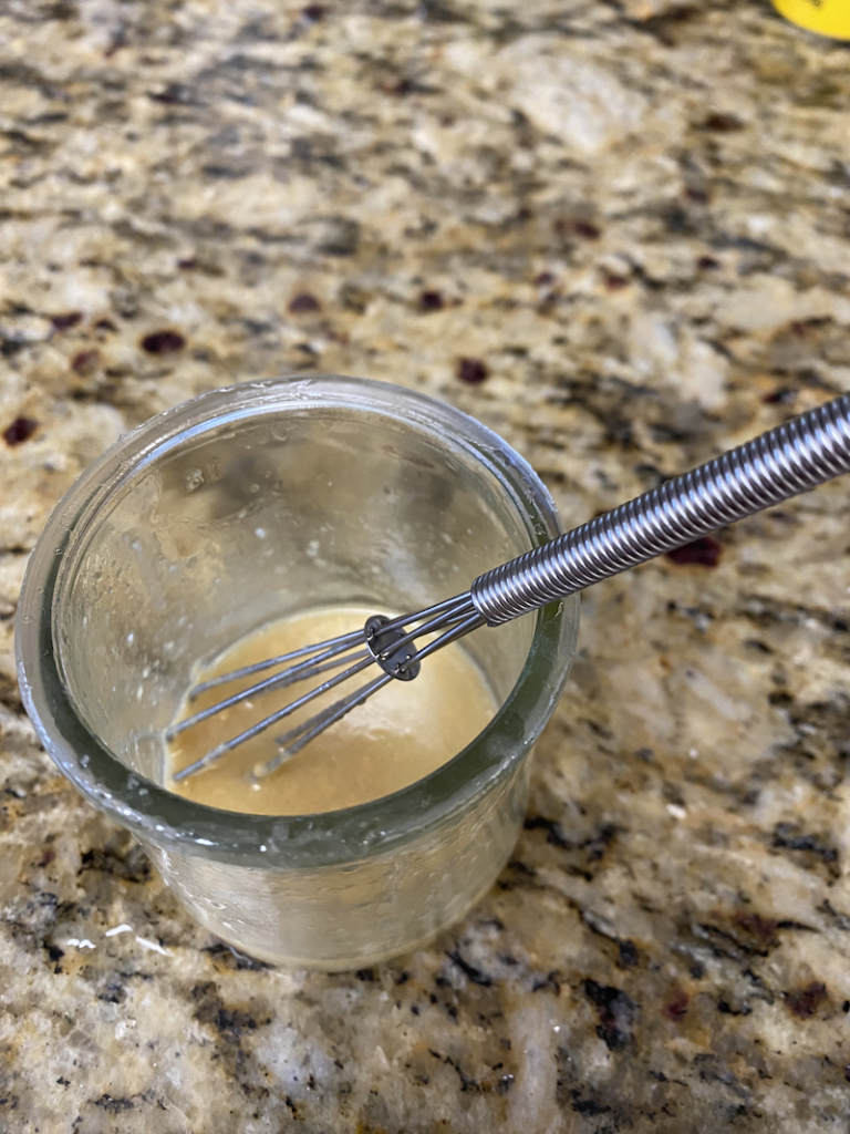 tahini dressing made