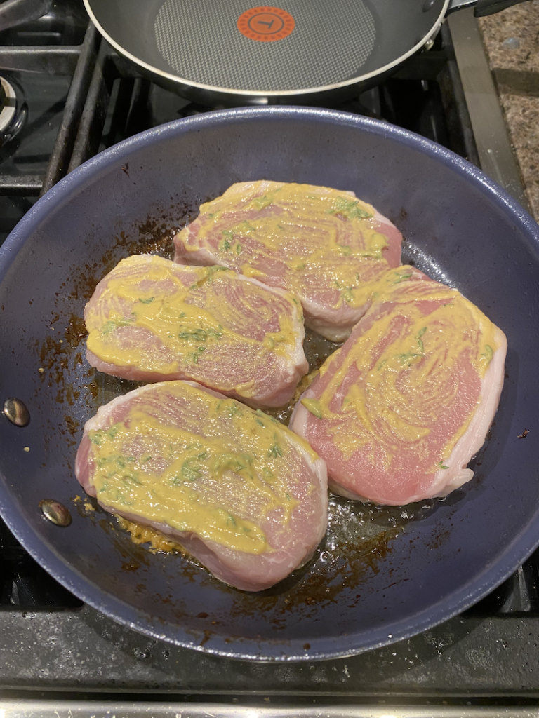 pork chops with dijon and thyme