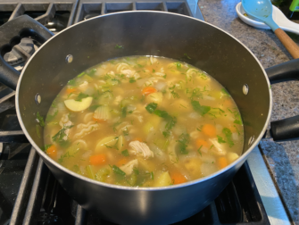 chicken noodle soup - quick and easy